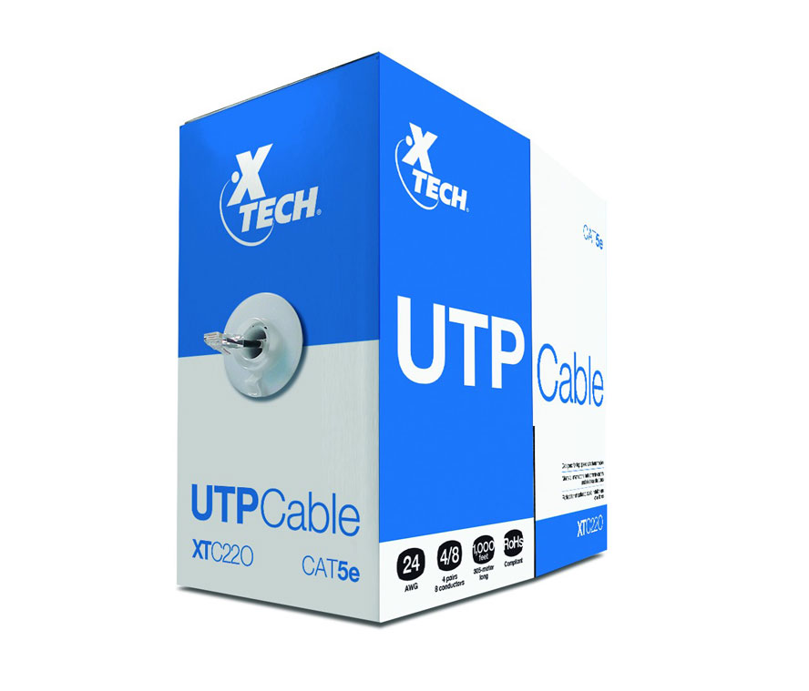 Cable de red Cat5e Ethernet RJ45 UTP de 10 metros - Tecnopura